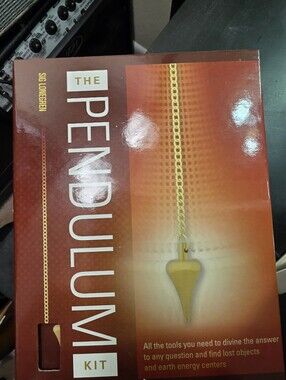 The Pendulum Kit - Gold Pendant on Brown Box